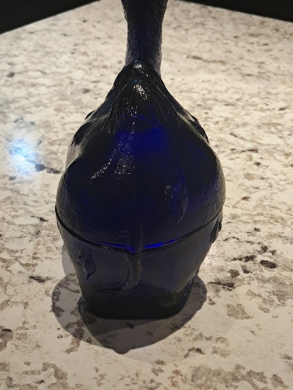 Vintage Westmoreland "Humphrey The Camel" Cobalt Blue Lidded Candy Dish - Picture 7 of 9